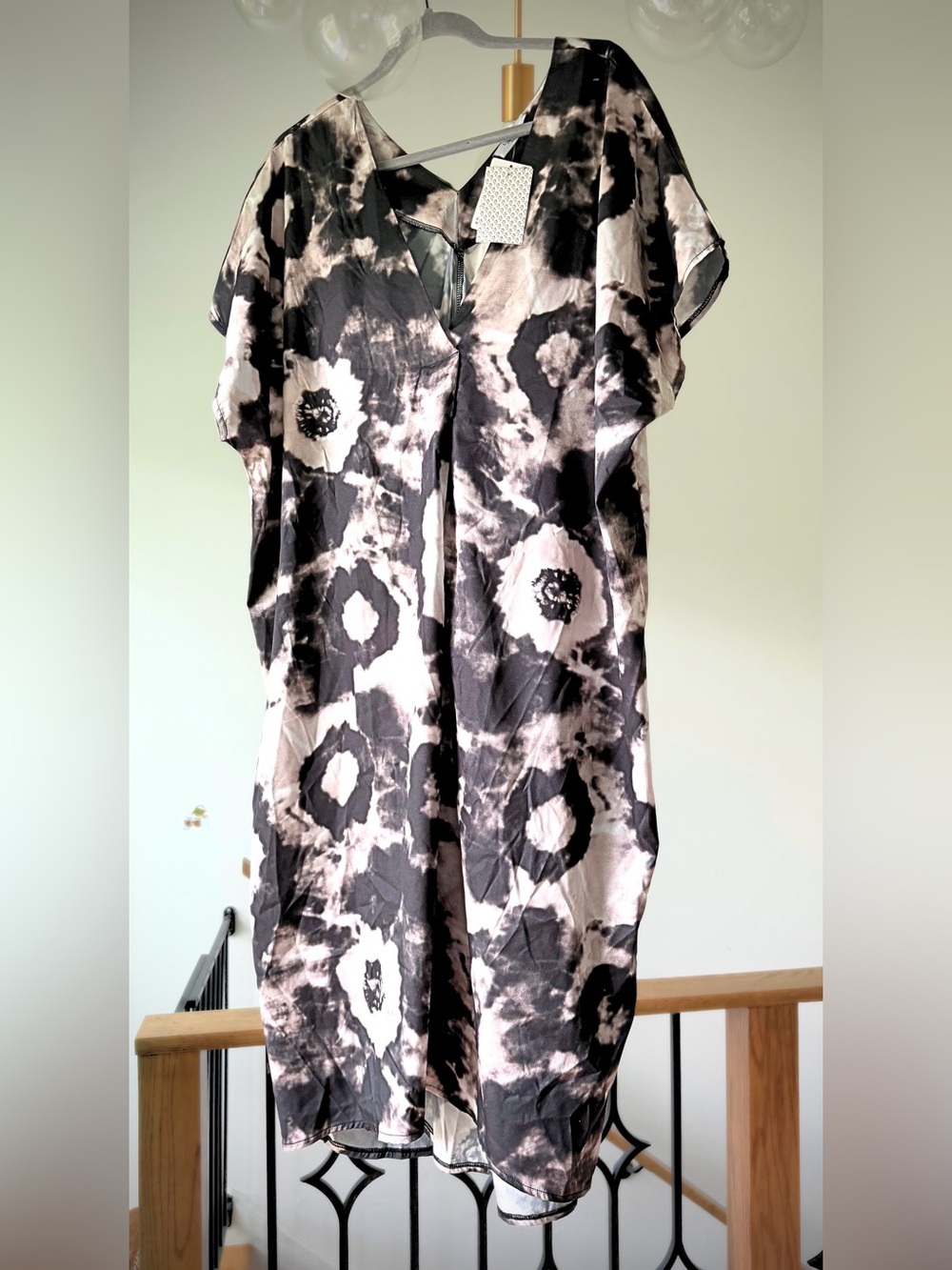 Lulla v-neck draped caftan